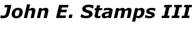 John E. Stamps III